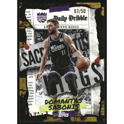 2025-26 Topps The Daily Dribble Gold Rainbow #DD21 Domantas Sabonis