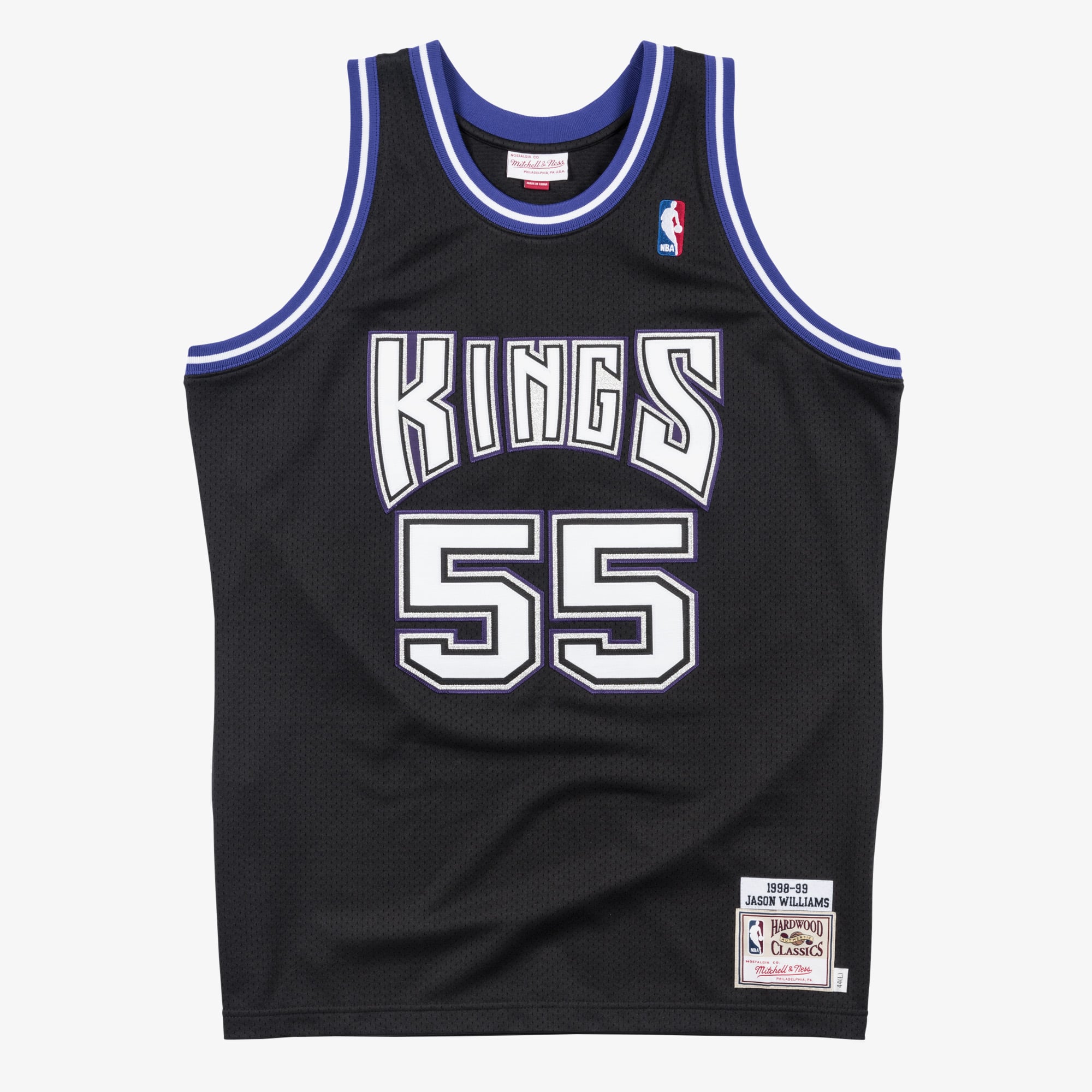 Jason Williams Sacramento Kings 1998-99 Black Authentic Jersey