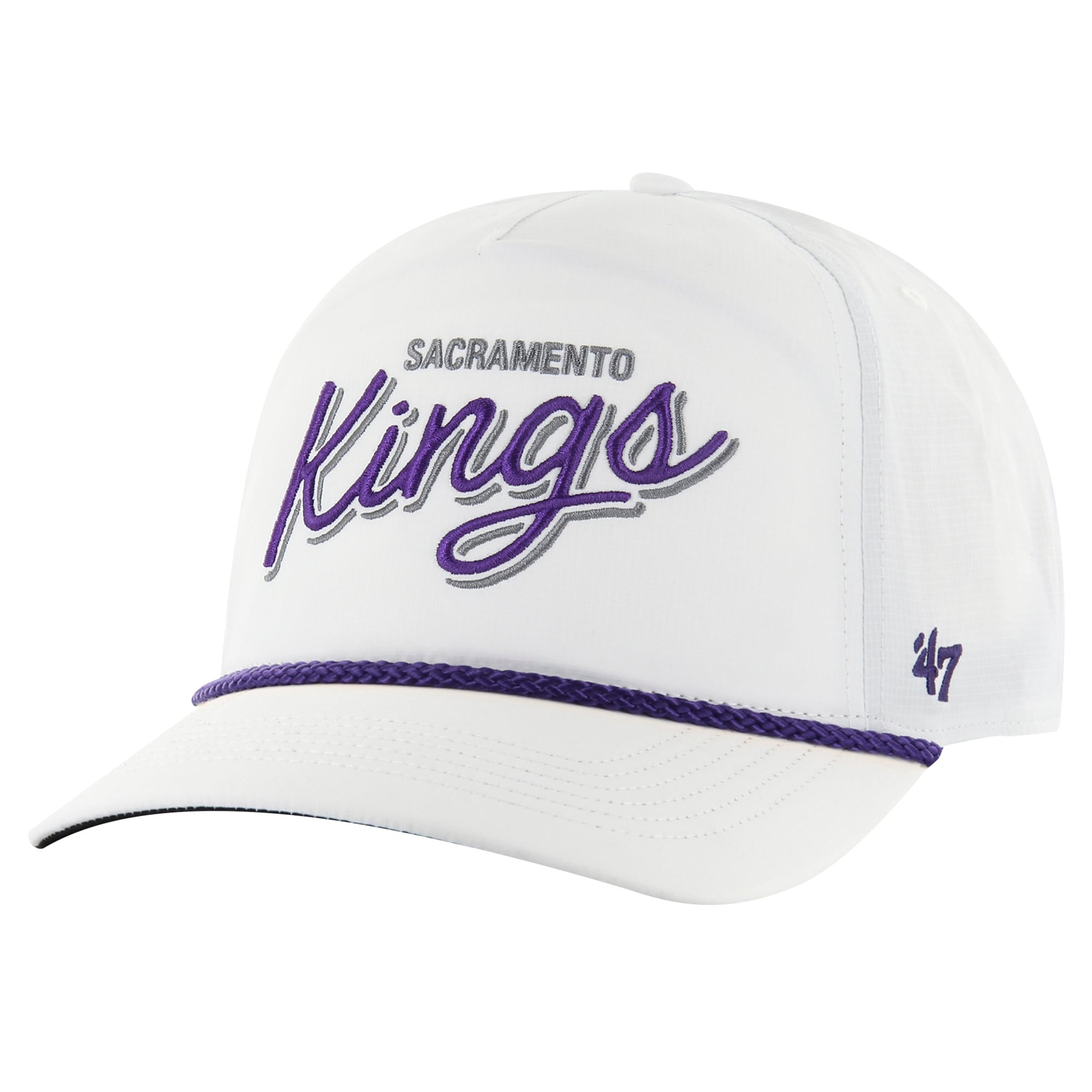 Men's Sacramento Kings '47 White Fairway Hitch brrr Adjustable Hat