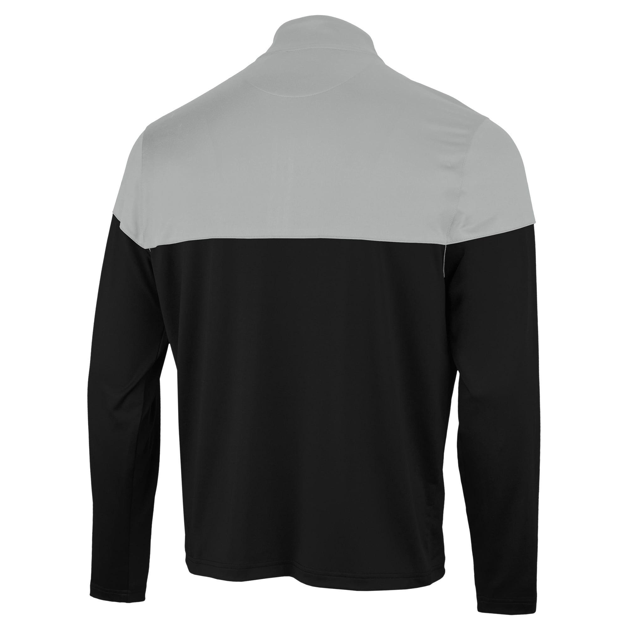Pull à col zippé Antigua noir/gris Sacramento Kings Hinder pour homme