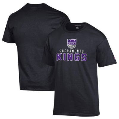 Sacramento Kings Champion Jersey Cotton T-Shirt - Black