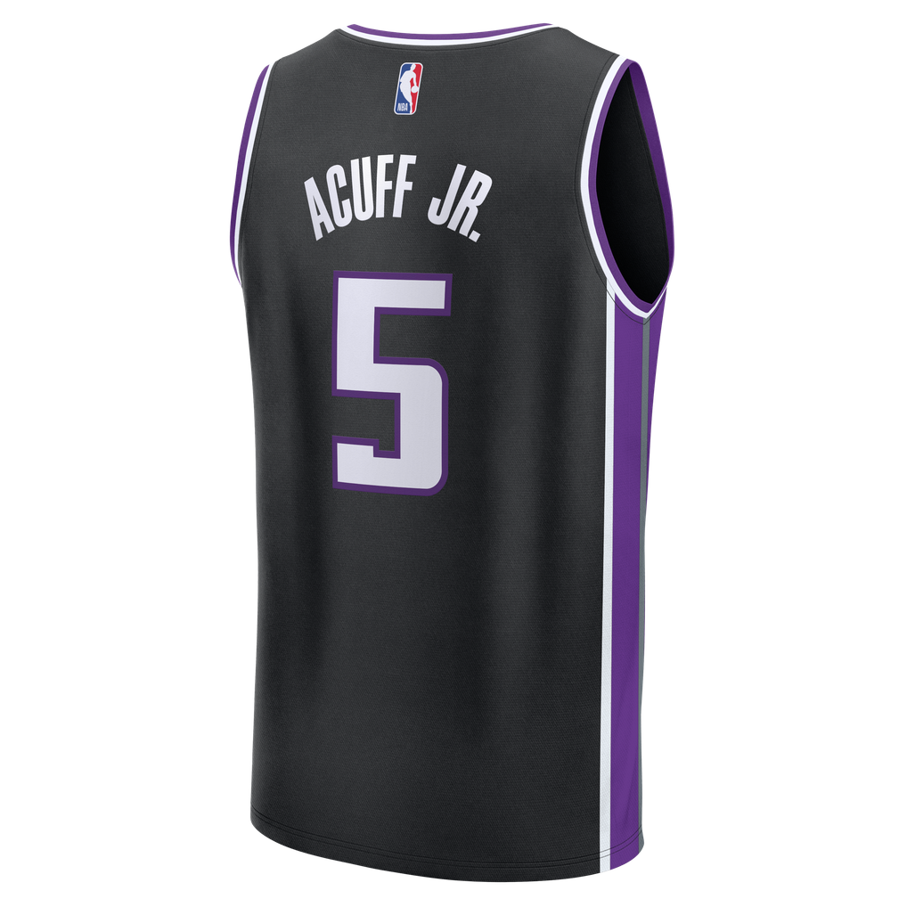 Men's Fanatics Darius Acuff Jr. Black Sacramento Kings 2026 NBA Draft ...