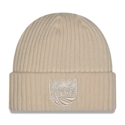 Sacramento Kings New Era Color Pack Cuffed Knit Hat - Cream