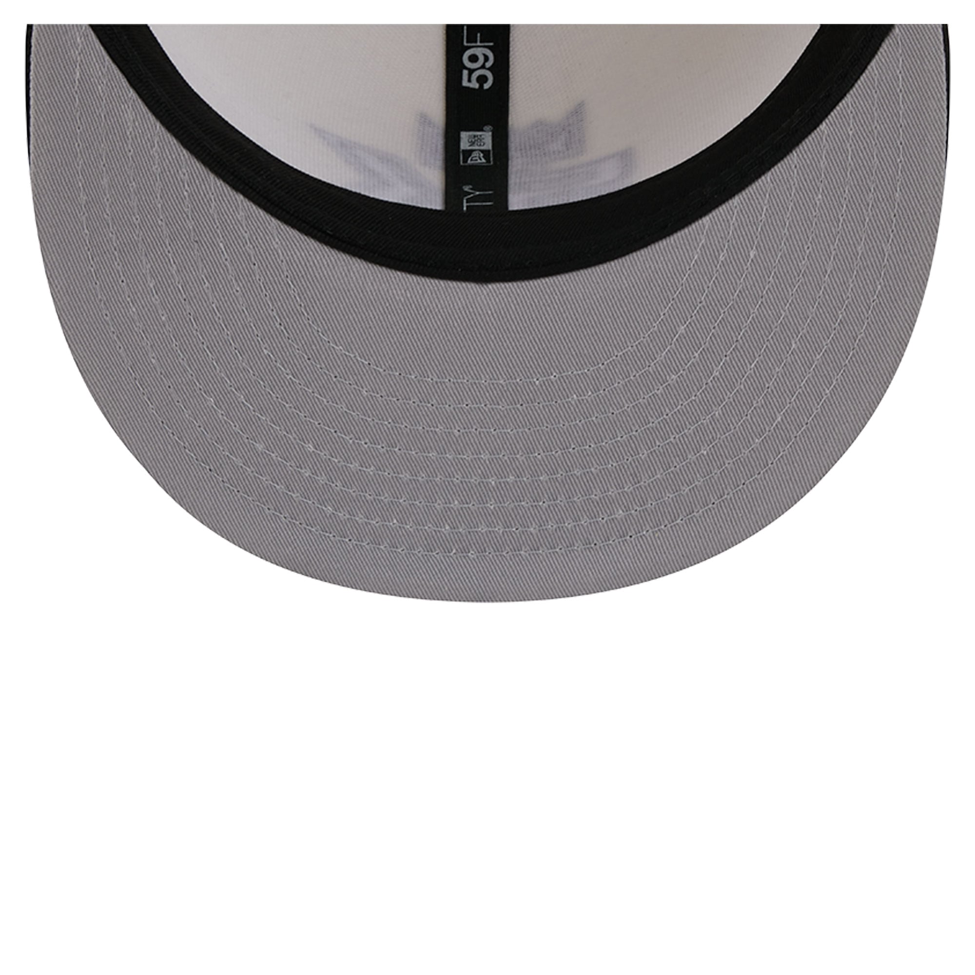 Men's New Era Cream/Black Sacramento Kings Deceptor 59FIFTY Fitted Hat