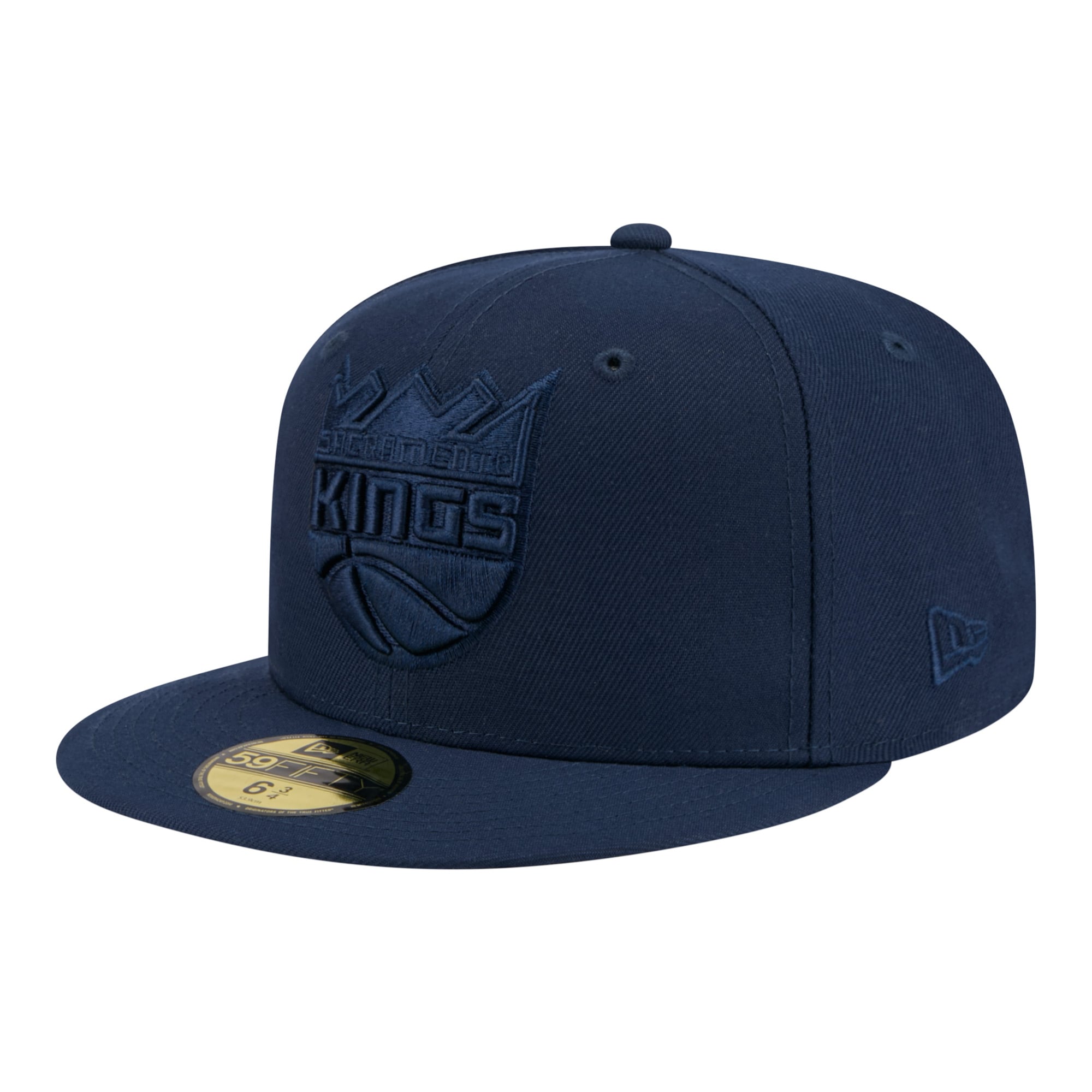 Men's New Era Navy Sacramento Kings Tonal Color Pack 59FIFTY Fitted Hat
