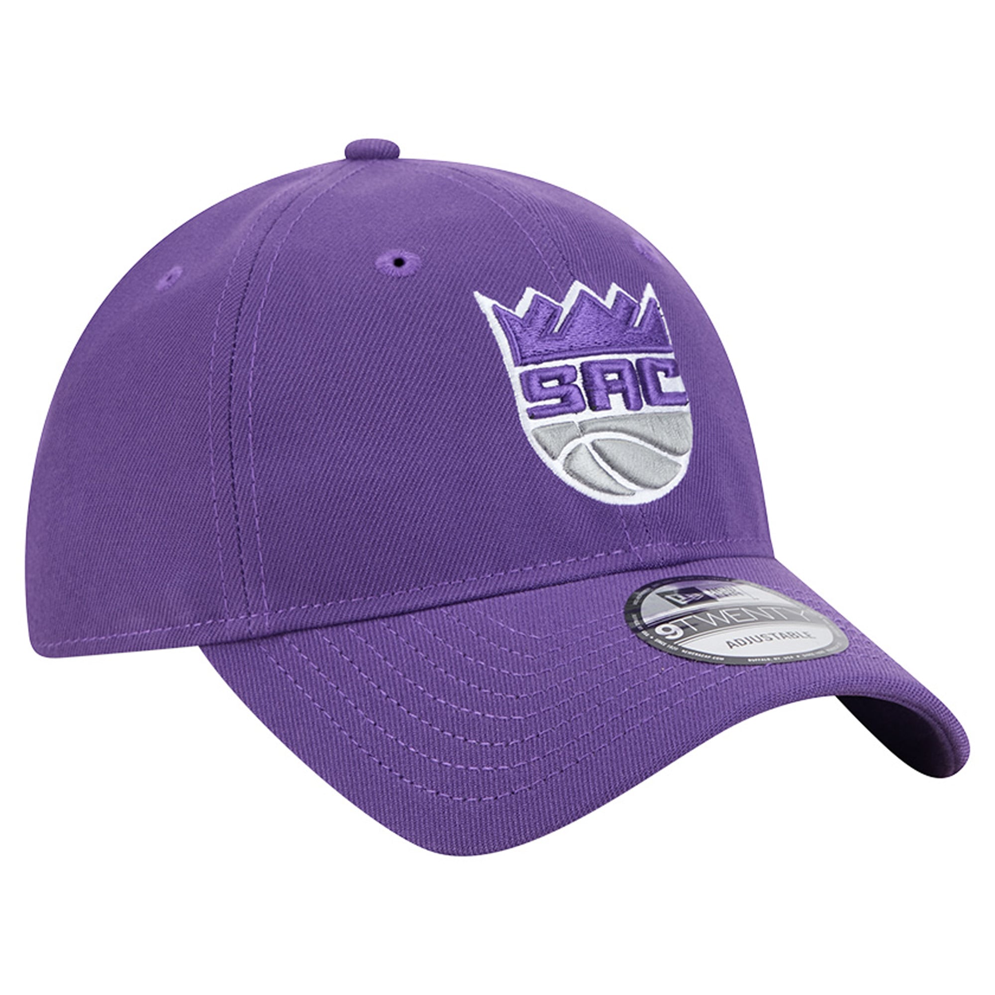 Men's New Era Purple Sacramento Kings Team 9TWENTY Adjustable Hat