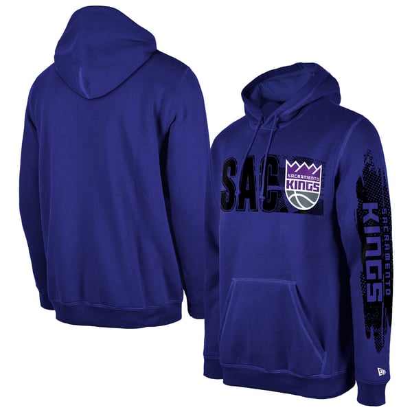 Sacramento Kings New Era Tip-Off Collection Pullover Hoodie - Purple