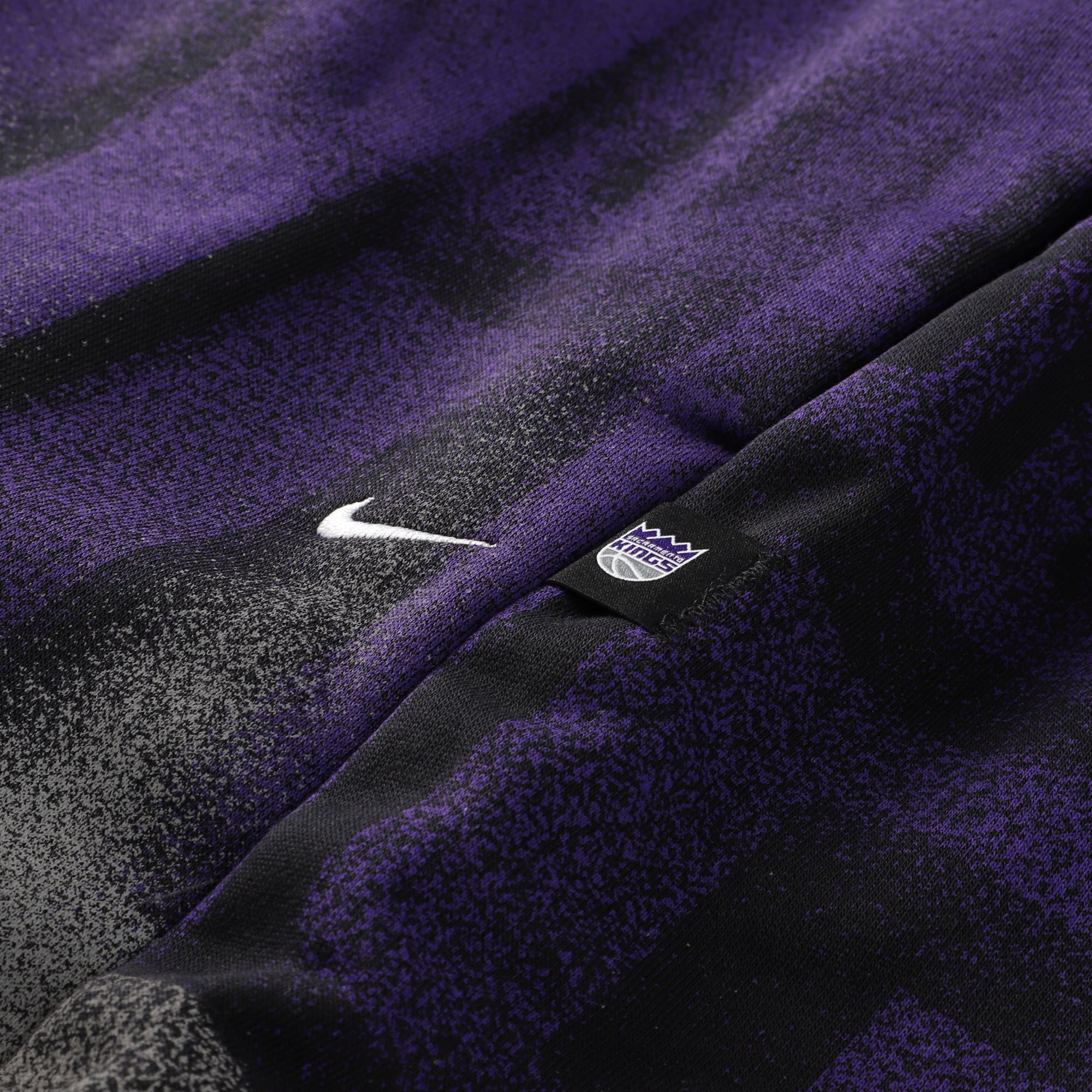 Short de sport Nike Black Sacramento Kings 2026 Standard Issue Practice Icon Fleece pour homme