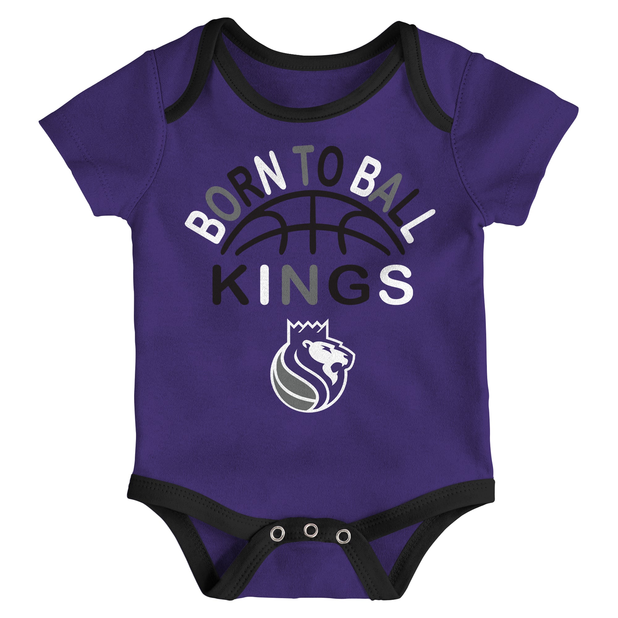 Newborn & Infant Outerstuff Sacramento Kings Born To Ball 3-Pack Bodysuit Set