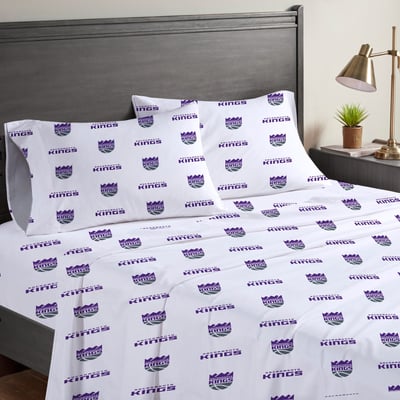 Sacramento Kings Pegasus Four-Piece Queen Sheet Set