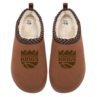 Sacramento Kings ISlide Unisex Tonal Logo Mission Slipper - Tan
