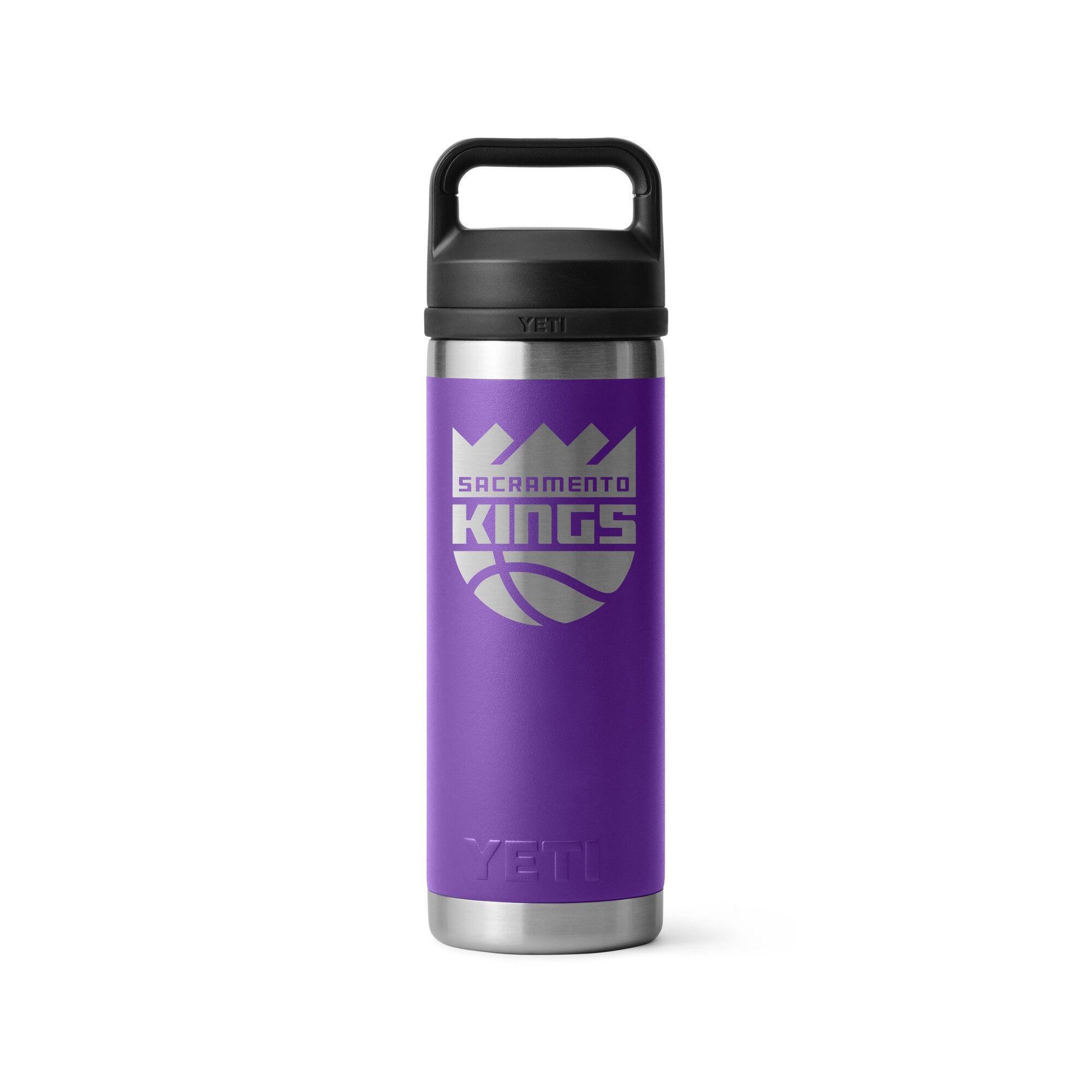 YETI White Sacramento Kings 18oz. Rambler Chug Water Bottle