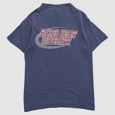 Sacred Heart Pioneers Jansport 90s T-shirt - Navy - XS by Fanatics Real Vintage