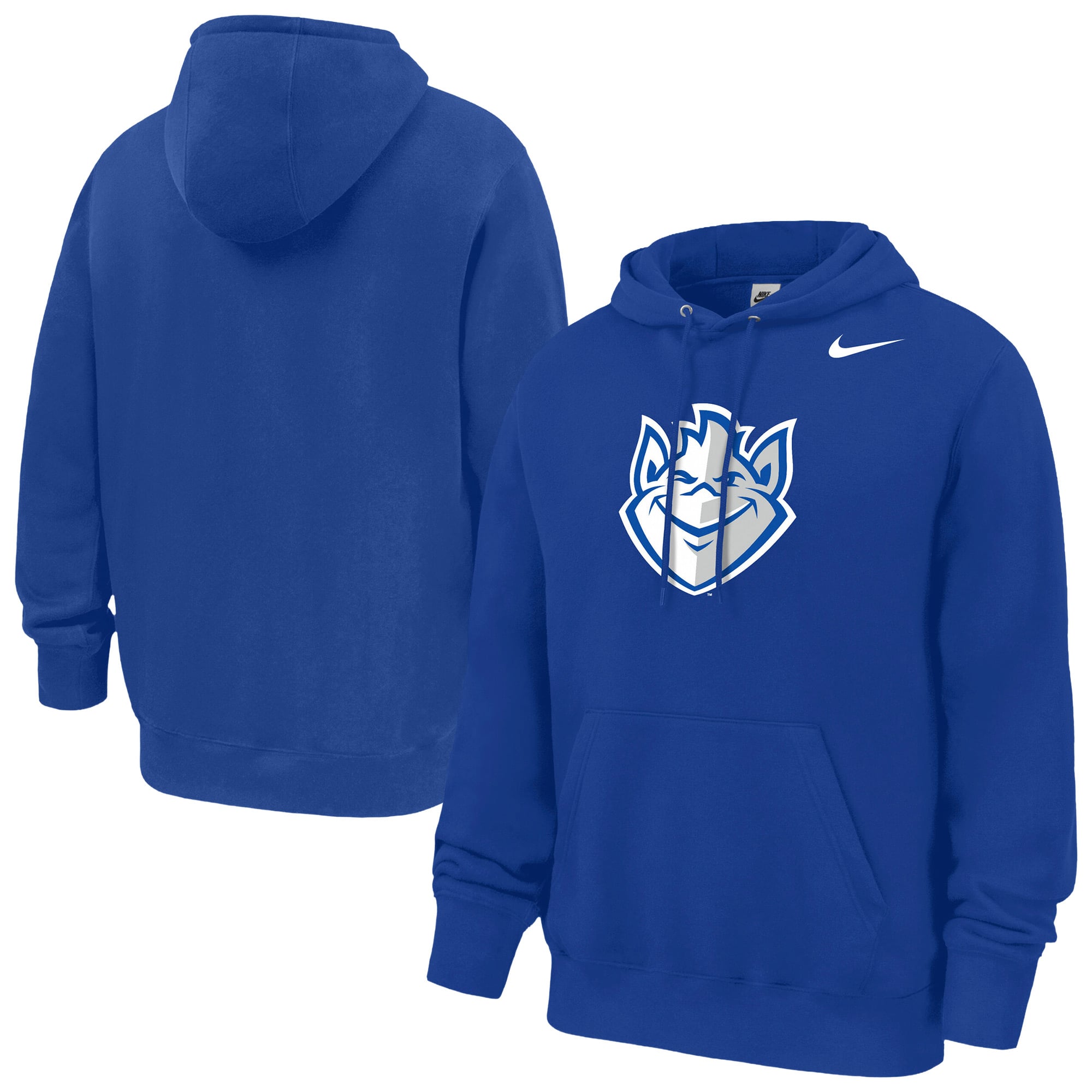 Sweat à capuche en polaire Nike Saint Louis Billikens Club pour homme bleu