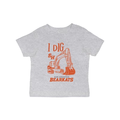 Sam Houston State Bearkats Vive La Fete Infant Excavator T-Shirt - Gray