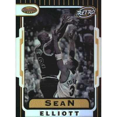 1996-97 Bowman's Best Refractors #TB3 Sean Elliott RET