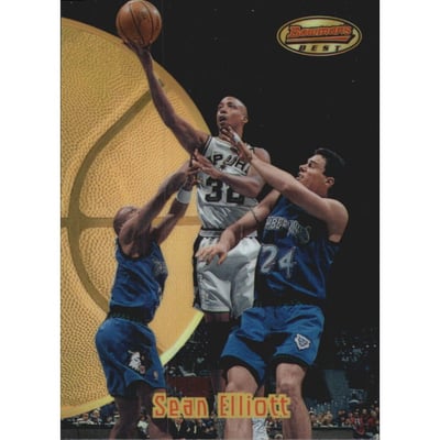 1997-98 Bowman's Best Refractors #75 Sean Elliott