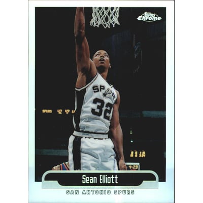 1999-00 Topps Chrome Refractors #74 Sean Elliott