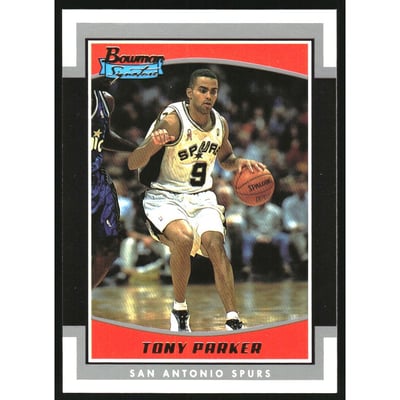 2002-03 Bowman Signature Edition Parallel #SETP Tony Parker