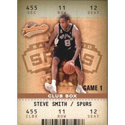 2002-03 Fleer Authentix Club #71 Steve Smith