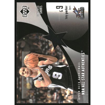 2002-03 Upper Deck All-Star Authentics Shorts #TPAS Tony Parker