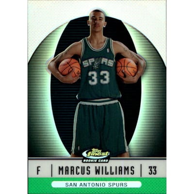 2006-07 Finest Refractors Green #130 Marcus Williams