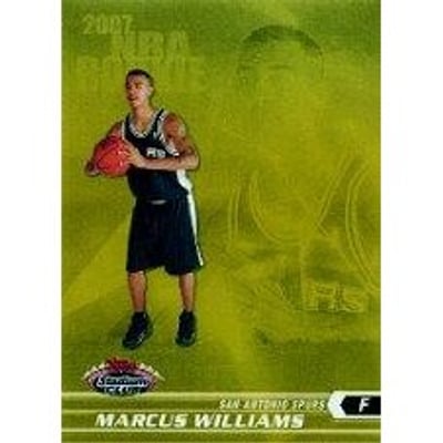 2007-08 Stadium Club Chrome Rookie Refractors Gold #132 Marcus Williams