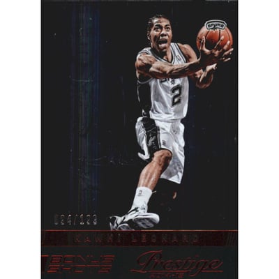 2014-15 Prestige Plus Bonus Shots Red #45 Kawhi Leonard