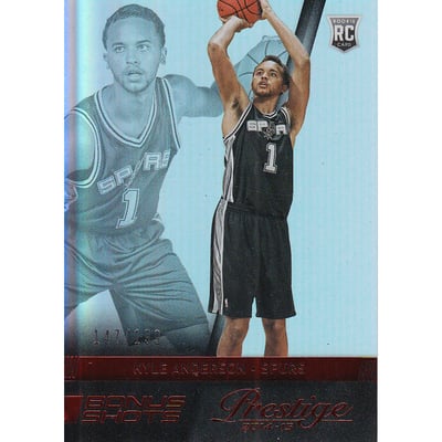2014-15 Prestige Premium Bonus Shots Red #185 Kyle Anderson