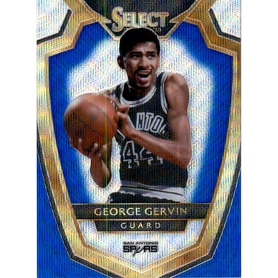 2014-15 Select Prizms Blue and Silver #183 George Gervin PRE