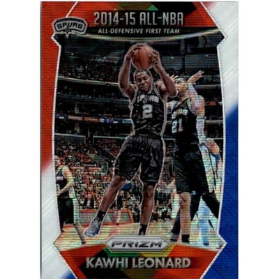 2015-16 Panini Prizm Prizms Red White Blue #390 Kawhi Leonard ANBA