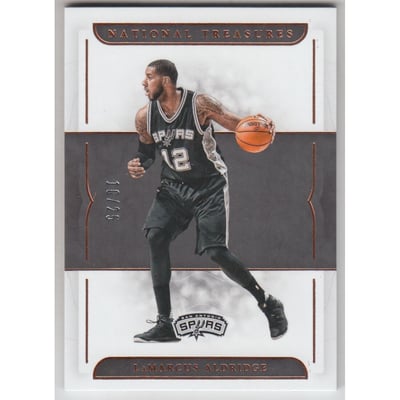 2016-17 Panini National Treasures Bronze #54 LaMarcus Aldridge