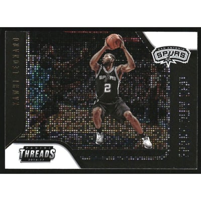 2016-17 Panini Threads Front-Row Seat Century Proof Dazzle #4 Kawhi Leonard