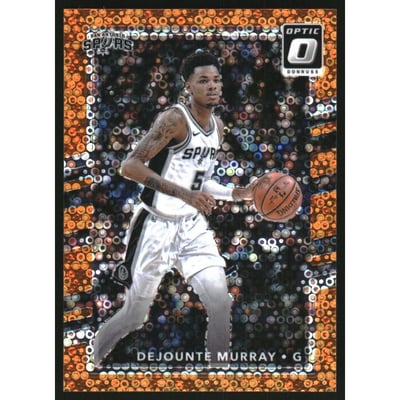 2017-18 Donruss Optic Fast Break Orange #135 Dejounte Murray