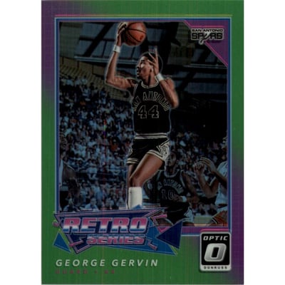 2017-18 Donruss Optic Retro Series Lime Green #12 George Gervin