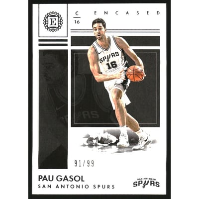 2017-18 Panini Encased #92 Pau Gasol