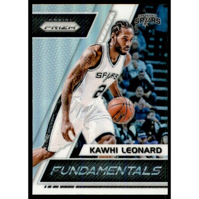 2017-18 Panini Prizm Fundamentals Prizms Silver #37 Kawhi Leonard