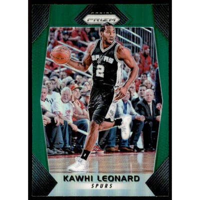 2017-18 Panini Prizm Prizms Green #293 Kawhi Leonard