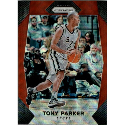 2017-18 Panini Prizm Prizms Ruby Wave #291 Tony Parker