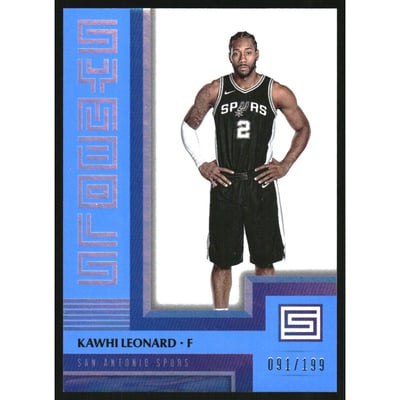 2017-18 Panini Status Symbols Blue #20 Kawhi Leonard