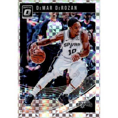 2018-19 Donruss Optic Checkerboard #13 DeMar DeRozan