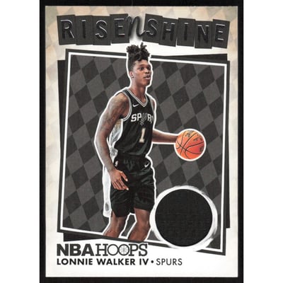2018-19 Hoops Rise N Shine Memorabilia #18 Lonnie Walker IV