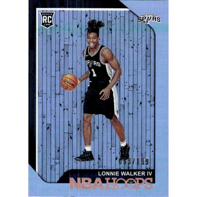2018-19 Hoops Silver #256 Lonnie Walker IV