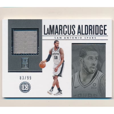 2018-19 Panini Encased Materials #43 LaMarcus Aldridge
