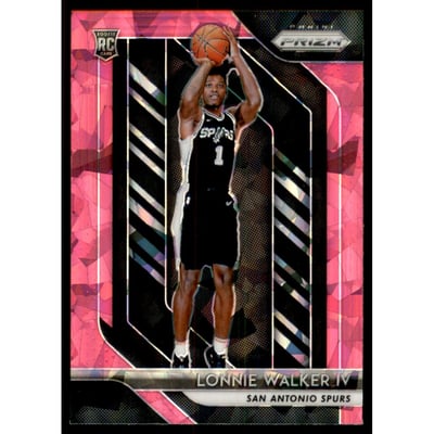 2018-19 Panini Prizm Prizms Pink Ice #251 Lonnie Walker IV