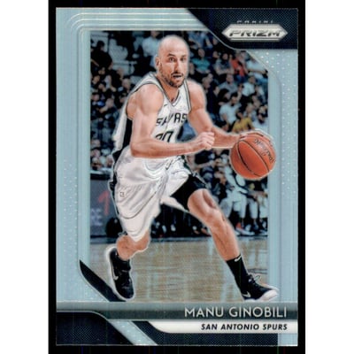 2018-19 Panini Prizm Prizms Silver #281 Manu Ginobili