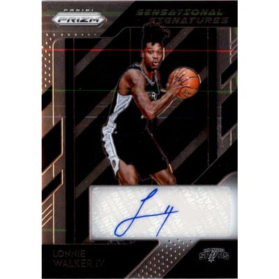 2018-19 Panini Prizm Sensational Signatures #78 Lonnie Walker IV