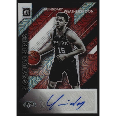 2019-20 Donruss Optic Signature Series Choice #67 Quinndary Weatherspoon