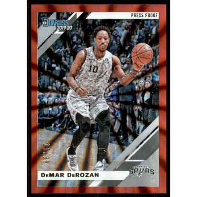 2019-20 Donruss Press Proof Red Laser #177 DeMar DeRozan