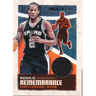 2019-20 Hoops Rookie Remembrance Jerseys #56 Kawhi Leonard